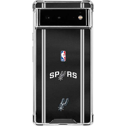 NBA San Antonio Spurs Jersey Google Pixel 6 Clear Case